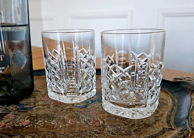 Pair of Waterford Crystal 5oz Whisky Tumblers Vintage , Ireland, 3 1/2" Tall - Image 1 of 4