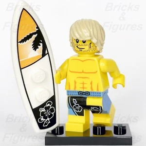 LEGO® Collectible Minifigures Surfer Minifigure Series 2 Surfboard 8684 col02-15 - Picture 1 of 4