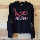 Ncaa Soffe Ohio State Buckeyes Black Zip-Up Jacket Womens Size Large