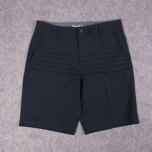 Goodfellow Shorts 34 Gray Striped Chino Casual Mens - Picture 1 of 8