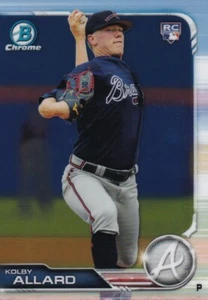 Bowman Chrome RC 2019 Kolby Allard Texas Rangers Rookie - C3396 - Imagen 1 de 2