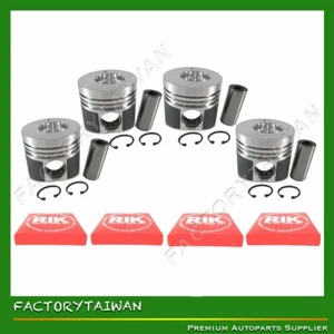Piston + Ring Set STD 78mm for MITSUBISHI K4H X 4 Sets - Picture 1 of 9