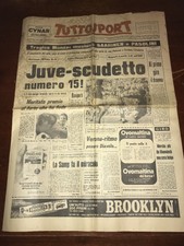 QUOTIDIANO TUTTOSPORT 21 MAGGIO 1973 // JUVE SCUDETTO N.15! SAARINEN PASOLINI
