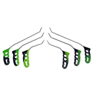 Rynora Edition 6 pièces Sharp Tip Double Bend Paintless Dent Repair - Photo 1/4