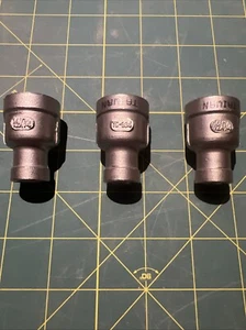 Lot Of 3 Stainless Steel TC-304 Fitting Reducing Couplings 1/2" X 1/4" - Picture 1 of 5