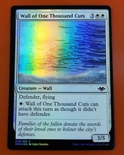 1x Wall of One Thousand Cuts | FOIL | Modern Horizons | MTG Magic Cards
