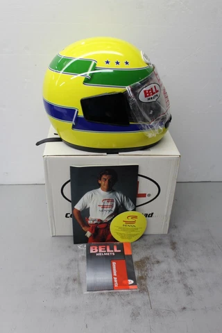 🔥🔥🔥 Ayrton Senna Official Replica Helmet 🔥🔥🔥 Cover