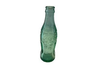 Vintage 6 oz. Coca Cola hobbleskirt bottle Denver CO. 1934 light green Pat D - Picture 1 of 5