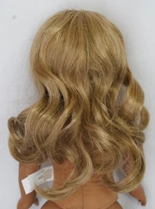 Tonner blonde Haare mit Pony NUR PERÜCKE passt American Girl und anderen 18" Puppen - Bild 1 von 2