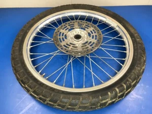 06 Suzuki DRZ400 DRZ 400 E S OEM Front Wheel Hub Rim Spokes Rotor Tire - Picture 1 of 14