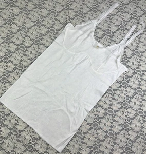 ✅CALIDA Unterhemd Bh Spitze Damen 42 saumfrei mercerisiert Spaghetti-Träger Tank - Bild 1 von 11