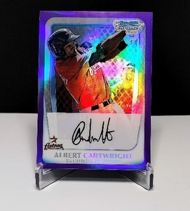2011 Bowman Chrome Prospects Purple Refractors #BCP32 Albert Cartwright 547/700