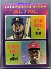 2020 Topps Heritage Chrome Purple RC #THC54 Alvarez/Aquino