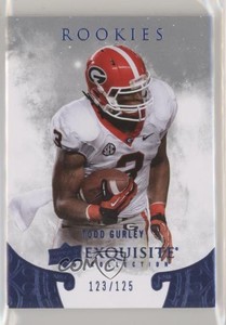 2014 Upper Deck Exquisite Collection Rookies 2015 /125 Todd Gurley II #ER-TG