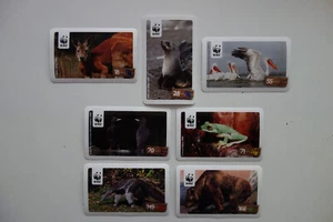 7 REWE Sammelbilder/-sticker "WWF for a living planet" Tierbilder neu - Bild 1 von 2