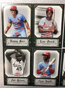 2006 Fleer Greats Of The Game St. Louis Cardinals Team Set (9)