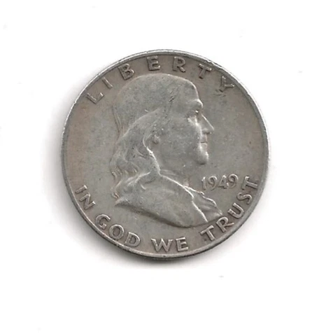 1949 p franklin half dollar Cover