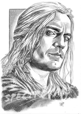 ARTE ORIGINAL DE THE WITCHER "Geralt of Rivia" de Spectroxart Foto 1 de 2