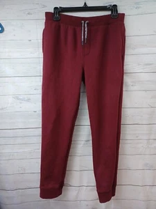 Lands End Sweatpants Boy Sz L Thermal Jogger Drawstring Fleece Active Pants - Picture 1 of 8