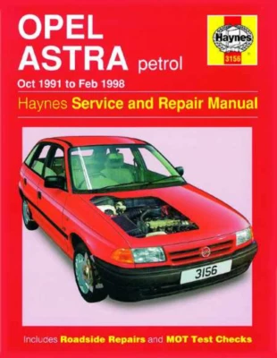 Opel Astra Gasolina 1991-1998 Haynes Manual de taller - Imagen 1 de 4