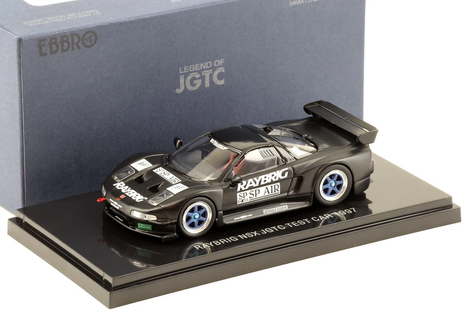 1:43 Ebbro Honda Nsx Raybrig Nsx Jgtc 1997 Test Auto Nero - Immagine 1 di 3