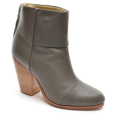 Botas Newbury de trapo y hueso para dama 36,5 / 6,5 botas de tacón de cuero grises nuevas en caja Foto 1 de 4