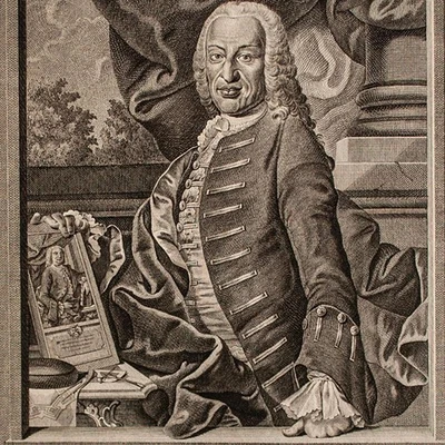 Adam Ludwig Wirsing Künstlerporträt Georg Daniel Heumann Orig Kupferstich 1759 - Bild 1 von 3