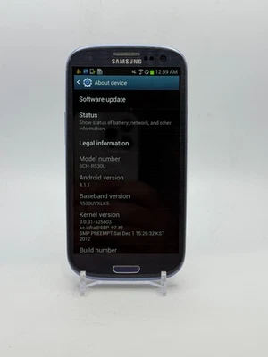 Samsung Galaxy S3 - Blue - 16GB - (U.S. Cellular) - Smartphone - Works Great - Image 1 of 4