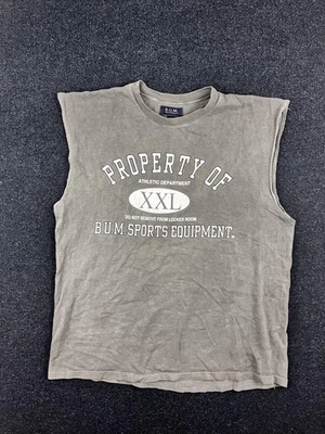B.U.M. Equipment Shirt Mens XL Gray Sleeveless Muscle Tee Athletic Sports Gym - Image 1 of 4