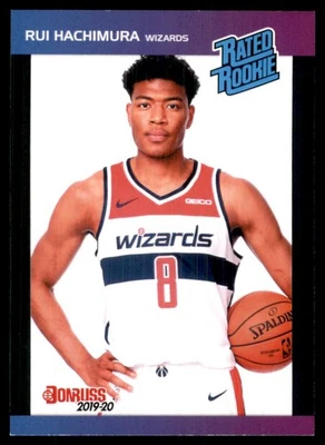 2019-20 Panini Instant Rated Rookie Retro Rui Hachimura RC Washington Wizards #8 - Image 1 of 2