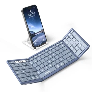 Foldable Bluetooth Keyboard with Numeric Keypad, Full-Size Wireless Folding P... - Picture 1 of 9