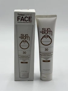 [LOT OF 2] Sun Bum Mineral SPF 30 Sunscreen Face Lotion Tinted 1.7 Oz - Picture 1 of 5