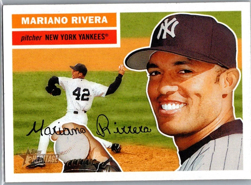 2005 Topps Heritage #423 Mariano Rivera New York Yankees Short Print - Image 1 of 2