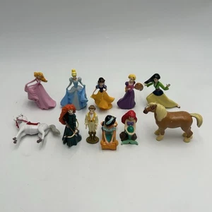 Disney Princess Figurines Figures Cake Toppers 2.5" PVC Lot of 11 Collectibles - Picture 1 of 6