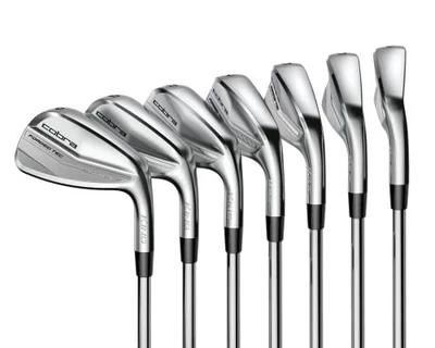NEW Cobra KTC4 Iron Set - SV BK - 4-PW - RH Steel Stiff - Image 1 of 4