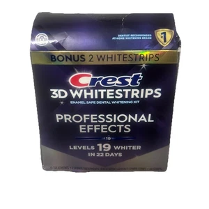 Crest 3D Whitestrips - Levels 19 Whiter Professional Effects - 44 Strips (2x 22) - Picture 1 of 3