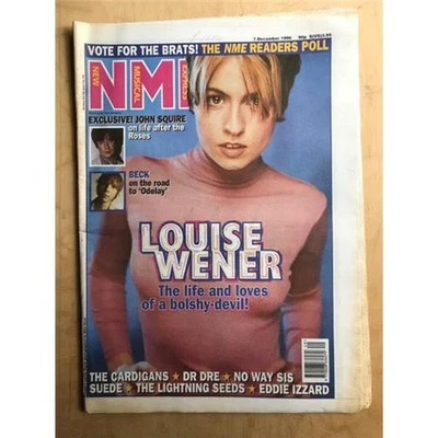SLEEPER NME MAGAZINE DEC 7 1996 - LOUISE WEINER COVER AND FEATURE UK - Image 1 of 2