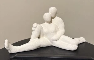 Vintage Haeger "Together" Paar 1998 Stil #306 Keramik mit Strukturstein Glasur - Bild 1 von 18