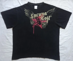 lacuna Coil. Visual Karma Tour 2008.vintage t-shirt size L Tiamat Paradise Lost - Picture 1 of 13