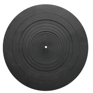 For All LP Vinyl Record Players Turntable 12" Turntable Platter Mat Rubber Pad - Picture 1 of 6