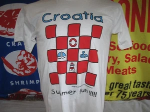 CROACIA VERANO DIVERSIÓN Camiseta Para Hombre Niños Pequeños Camiseta Gráfica Vacaciones VIAJE A LA PLAYA - Imagen 1 de 5