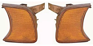 DEPO Amber Corner Lights Pair For BMW E34 88-97 63131384031 - Picture 1 of 1