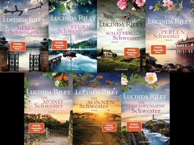 Lucinda Riley Die sieben Schwestern Band 1-7 plus 1 exklusives Postkartenset - Bild 1 von 4