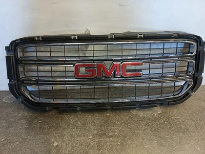 Grille Chrome Front Grill w/ Emblem from 2015 GMC Yukon 11823504 - Image 1 of 4