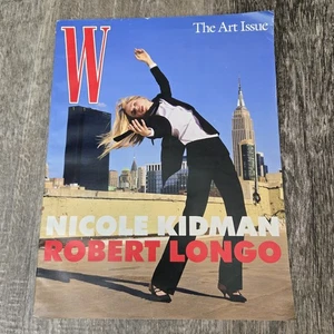 W Magazine The Art Issue ROBERT LONGO Photographs Nicole Kidman Volume 6 2024 - Picture 1 of 24