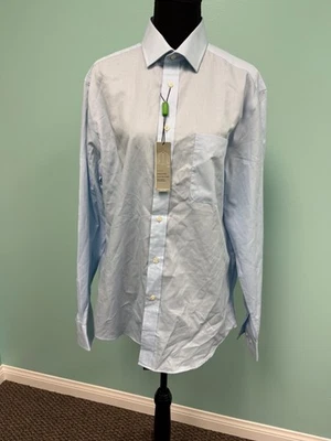 COVINGTON Camisa de Vestido a Rayas Azul Claro Talla 15-15.5 34-35 M Foto 1 de 4