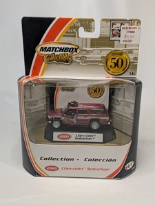  Matchbox Collectibles 50 Years 2000 Chevrolet Suburban Fire NIB, RARE, 1/64 - Picture 1 of 8