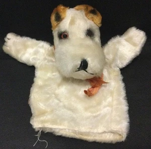 Vintage Mohair Foxy Fox Terrier Dog Hand Puppet Puppy toy Japan - Picture 1 of 6