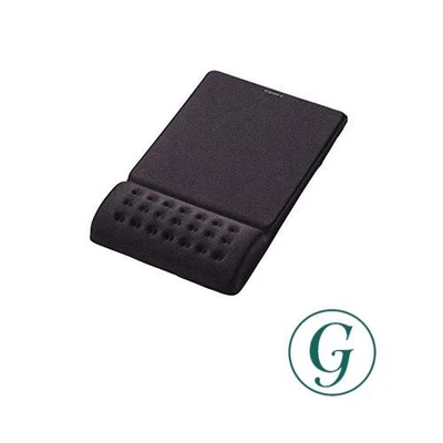 Elecom MP-095BK Mousepad with Wrist Rest  Comfy Fatigue Reduction  Stable - Image 1 of 3