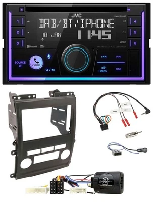 JVC Lenkrad USB 2DIN DAB Bluetooth CD Autoradio für Nissan Xterra 09-11 Telefont - Bild 1 von 4